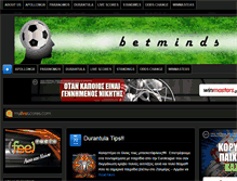 Tablet Screenshot of betminds.net